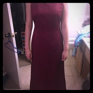 Beautiful Ann Taylor burgundy formal dress.